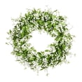 thumbnail image 5 of Tachiuwa Gypsophila Wreath Flower Wreath Fashion Summer Front Door Spring Wreath Hanging Ornament for Celebration,Festival Patio Decor, 5 of 9