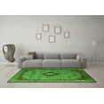 thumbnail image 3 of Ahgly Company Indoor Rectangle Oriental Green Industrial Area Rugs, 7' x 9', 3 of 4