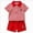 D62-Red, variant on Toddler Baby Boy Summer Outfit Infant Short Sleeve Embroidery Tops Shorts 2pcs Set Kids Cute Clothes 6-12 Months 12-24 Months 2t 3t 4t 5t 6t 7t Children,Anti-Wrinkle 3-4 Years