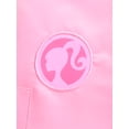 thumbnail image 3 of Barbie Girls' Graphic Patch Varsity Sateen Jacket with Long Sleeves, Sizes 4-12, 3 of 4