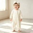 thumbnail image 2 of 3-6 Months Newborn Baby Clothes Spring And Fall Warm Climbing Clothes Long Sleeve, 2 of 4
