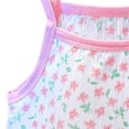 thumbnail image 5 of hengsof Toddler Girls Floral Two Piece Set for 0-8 Years Old Sleeveless Camisole Top Shorts Outfit Cute Summer Play Clothes, 5 of 5