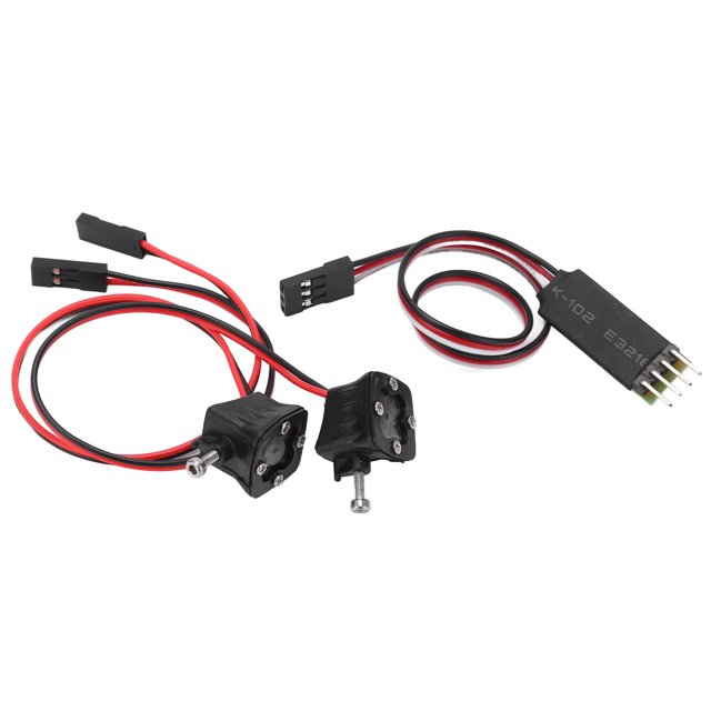 RC LED Lights, 8 LEDs Easy To Install RC LED Lights With Control Line High Strength For RC Model Car ANGGREK CC2720