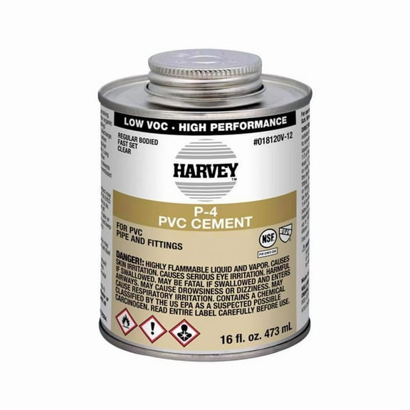 Oatey 4014674 16 oz Harvey Cement for PVC - Clear