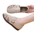 thumbnail image 5 of YOUYEDIAN Loafers for Women Fashion Belt Design Breathable Comfy Versatile Soft Flats Casual Slip On Platform Walking Shoes, 5 of 5