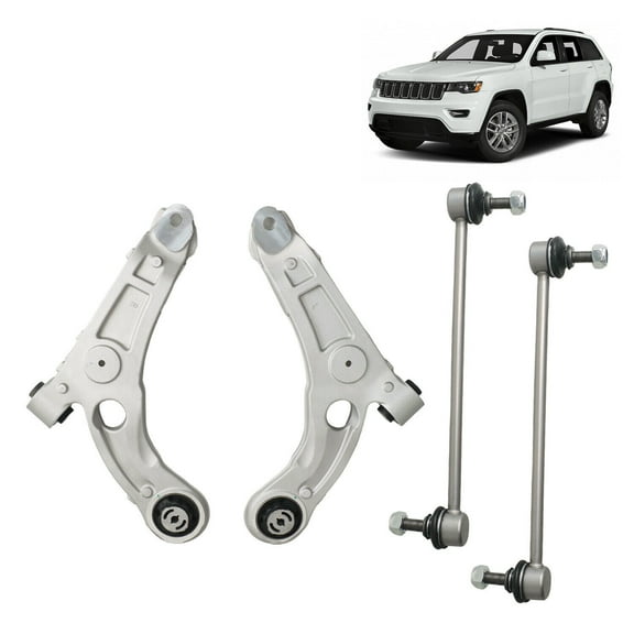 Front Lower Control Arms W/bushings Sway Bar Links for Jeep Cherokee 2014-2018
