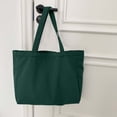 thumbnail image 5 of Mwjwdo Women's Solid Smooth Faux Leather Vintage Underarm Tote Bag, Casual Large Shoulder Purse for Everyday Errands Green, 5 of 5