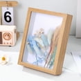 thumbnail image 3 of Dried Flower Display Case Hollow Out Flower Frame Wooden Picture Frame Flowers Mounting Box, 3 of 6
