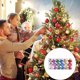 thumbnail image 5 of Adornos colgantes de árbol de Navidad Inteprter ABS decoración navideña regalo ligero de Año Nuevo colorido, 5 of 6