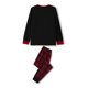thumbnail image 5 of Pijamas familiares navideños a juego, camisetas de manga larga con estampado de letras y pantalones a cuadros. Ropa de dormir y estar por casa., 5 of 9