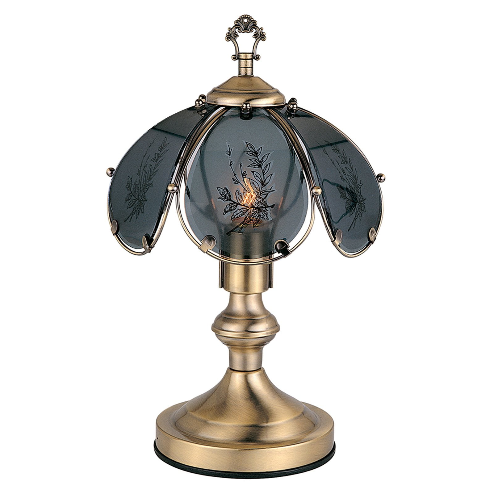 Ore International 14 25 Rose Touch Lamp Antique Brass Com
