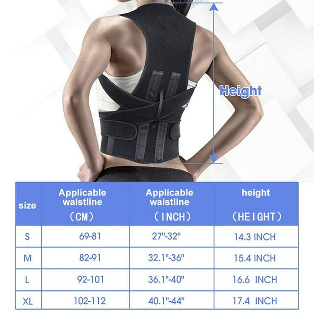 Adjustable Posture Corrector,Posture Corrector for Men Posture Corrector Back Brace Maximized Efficiency