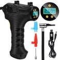 thumbnail image 1 of Cordless Tyre Inflator 12V 120W USB Rechargeable Air Compressor Handheld Electric Digital Tire Pump with LED Light and 2000mAh Battery for Car Motorcycle Bicycle, 1 of 11