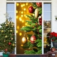 thumbnail image 6 of SLYNSHome Christmas Front Door Cover,Christmas Ball Door Decorations Xmas Photography Background Banner Porch Sign for Holiday Farmhouse Party Supplies, 6 of 7