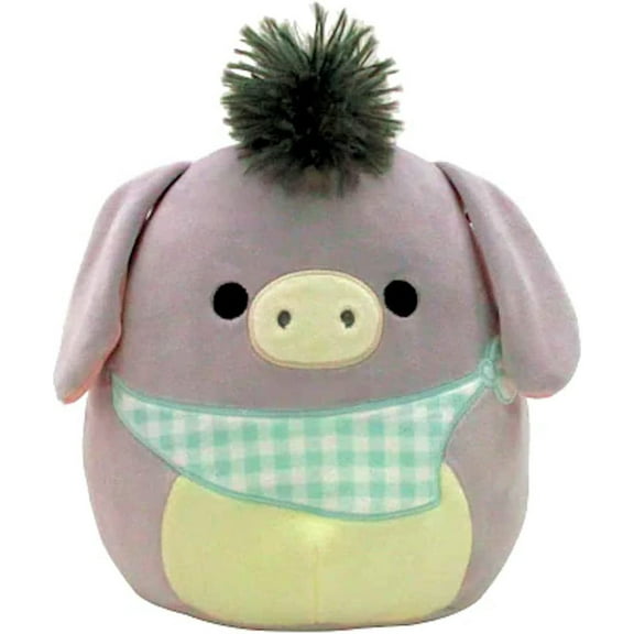Squishmallows 8" Jason The Donkey with Bandana
