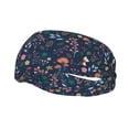 thumbnail image 2 of Goofa Colorful Flowers Pattern Sweatbands Sports Headband for Men & Women,Moisture Wicking Athletic headband,Breathable Sweatband,Sports accessories,Workout gear, 2 of 9