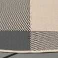 thumbnail image 5 of SAFAVIEH Courtyard Benjamin Plaid Indoor/Outdoor Area Rug, Grey/Bone, 5'3" x 5'3" Round, 5 of 12