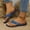 Blue, variant on YOUYEDIAN Sandals Women Summer Slip on Beach Slippers Comfortable Vacation Non Slip Orthopedic Flat Shoes (Purple)