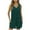 Green, variant on Womens Overall Shorts Summer Rompers Solid Loose Baggy Cami Overalls Short Jumpsuits w/ Pockets