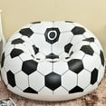 thumbnail image 6 of Cartoon Style Inflatable Folding Chair Football Pattern Outdoor Inflatable Stools, 6 of 6
