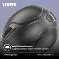 thumbnail image 5 of Uvex Perfexxion II xc, Adjustable and Ventilated Equestrian Helmet for Adults, Black Matte, XS-S, 5 of 10