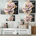 thumbnail image 4 of Designart Pink And Gold Hibiscus Flower I Canvas Wall Art, 4 of 5
