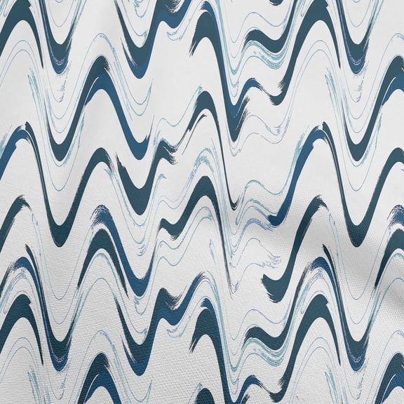 oneOone Polyester Spandex White Fabric Geometric Sewing Craft Projects Fabric Prints By Yard 56 Inch Wide-XD