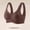 #257-Coffee, variant on Wowcloth Women's Sports Bra, Wire-Free with Side Support, Comfortable Seamless Push-Up for Athletic and Daily Use