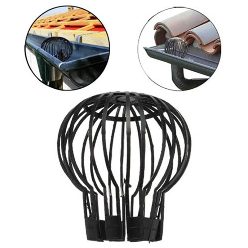 Flexible Downpipe Filter Plastic Roof Gutter Balloon Guard Filters