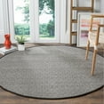 thumbnail image 2 of SAFAVIEH Montauk Terrence Geometric Diamond Cotton Area Rug, Ivory/Navy, 4' x 4' Round, 2 of 5