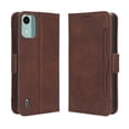 thumbnail image 1 of Case for Nokia C12 Cover Adjustable Detachable Card Holder Magnetic closure Leather Wallet Case, 1 of 5