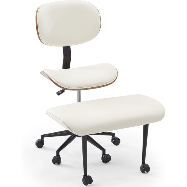 Chaise de Bureau à Pieds Croisés Chaise Croisée avec Accoudoirs Réglables Chaise Exécutive Inclinable en Velours avec Roulettes Grande et Haute Chaise de Bureau pour Ordinateur pour Bureau à Domicile