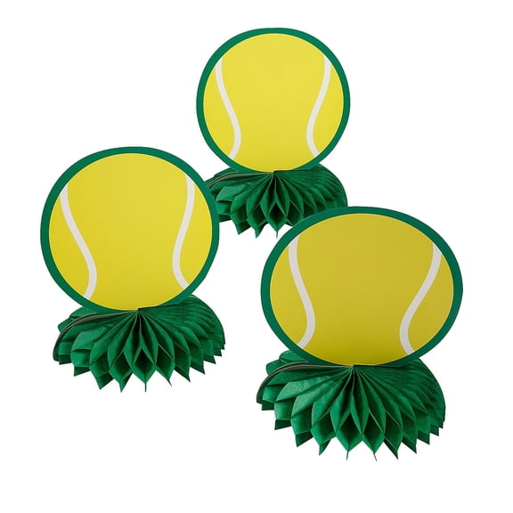 Fun Express 7 1/2" x 9" Tennis Party Cardstock Tabletop Centerpiece