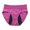 Purple, variant on Xmarks Period Underwear for Women Menstrual Panties Women's Leak Proof Mid Waist Cotton Postpartum Ladies Panties Briefs Girls