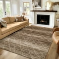 thumbnail image 3 of FairOnly Brown Large Area Rugs 8'x10' Geometric Washable Carpet for Bedroom Stain-Resistant for Home Office, 3 of 7
