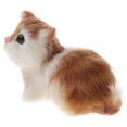 thumbnail image 3 of Modelos de animales de gato realistas Muñecos de gato realistas de peluche de juguete, 3 of 9