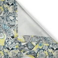 thumbnail image 5 of Ambesonne Floral Grommet Curtain, Mandala Vintage Style, 50" x 96", Yellow Blue, 5 of 6
