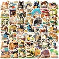 thumbnail image 2 of 100 PCS Cartoon Cat Sticker Pack – Cute Waterproof Vinyl Decals for Books, Laptops, Guitars, Luggage & DIY Crafts, 2 of 6