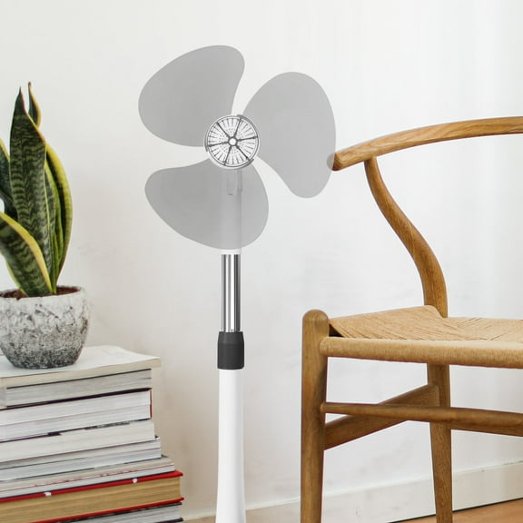 DRAFIDEEP Plastic Fan Blades Replacement for Electric Desktop Fan White Three Leaf