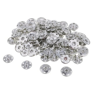 14mm Shiny Gunmetal Jeans Buttons With Pins Replacement Snap