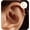 Gold, variant on 2PCS Cartilage Helix Piercing Earrings For Women Titanium Rook Jewelry Small Double Hoop Conch 16G Tragus 14K Gold Plated Hypoallergenic For Sensitive Ears