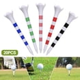 thumbnail image 1 of Meileang 20 Pcs T-Shirts de Golf Haute Stabilité Faible Friction Installation Simple Outils d'Entraînement, 1 of 8