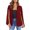 Wine Red, variant on Womens Casual Cape Open Front Split Sleeve Bussiness Blazer Jacket Coat