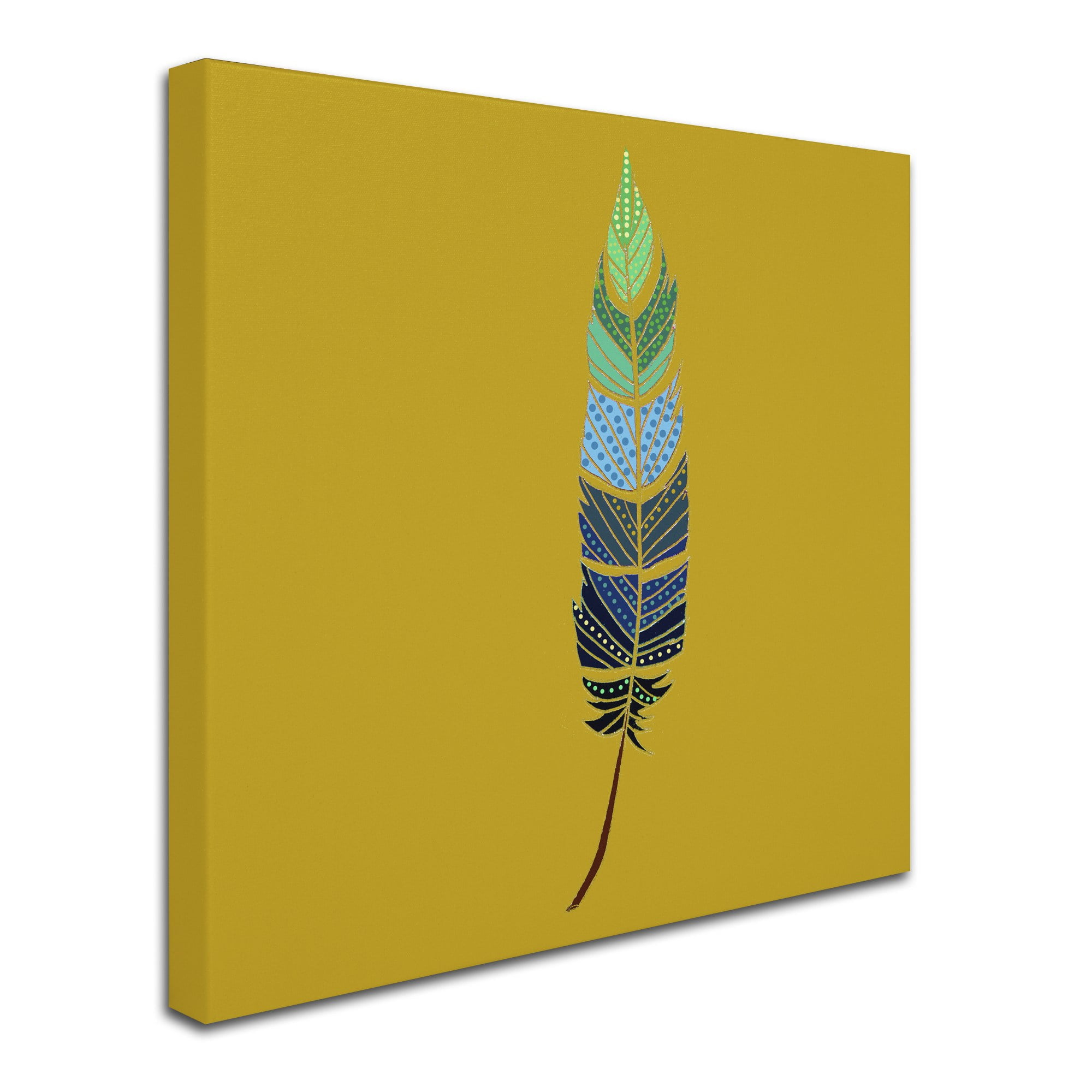 Trademark Fine Art "Plume 2" Canvas Art by Sylvie Demers