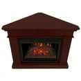 thumbnail image 7 of Kennedy Grand Corner Fireplace in Dark Walnut by Real Flame, 7 of 7
