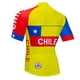thumbnail image 3 of Maillot de ciclismo de Chile para hombre, ropa deportiva de verano para carreras de bicicletas, camiseta transpirable de secado rápido, maillot de ciclista, ropa ajustada, 3 of 4