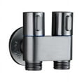thumbnail image 5 of Birdeem Robinet de Salle de Bain à Double Commande 1-Entrée-2-Sorties, Mini Douche à Double Commande 2023 la Plus Récente, Boyau Extra Long, Trousse de Robinet Haute Pression pour Bidet et Douche, 5 of 5