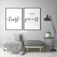 thumbnail image 4 of Trust The Process, Set of 2 Posters, Minimalist Art, Typography Art, Bedroom Wall Decor, 4 of 5