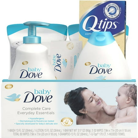 Bébé Dove Complete Care Essentials Gift Set Tous les jours, 7pc