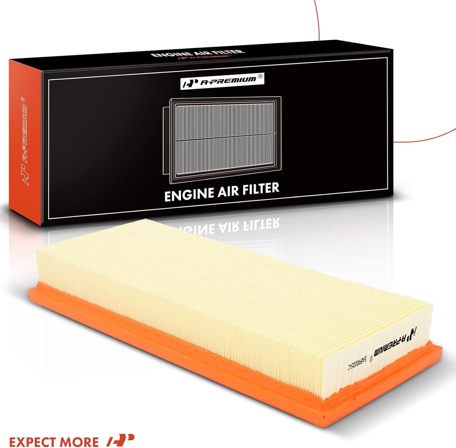 A-Premium 2-PC Engine Air Filter Compatible with Mercedes-Benz S550 2012-2017, SL550 2013-2020, CLS550, E550, GL450, GL550, GLS550, G63 AMG, GLE63 AMG, S63 AMG, & More